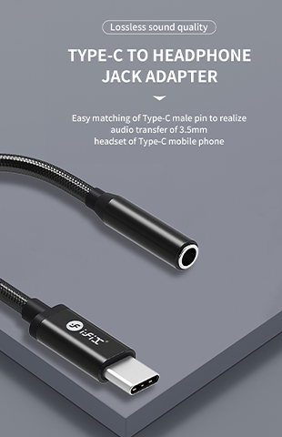 iFiX IF-27 Type C to 3.5mm Audio Converter (White)