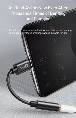 iFiX IF-17 Lightening to 3.5mm Audio Converter (White)