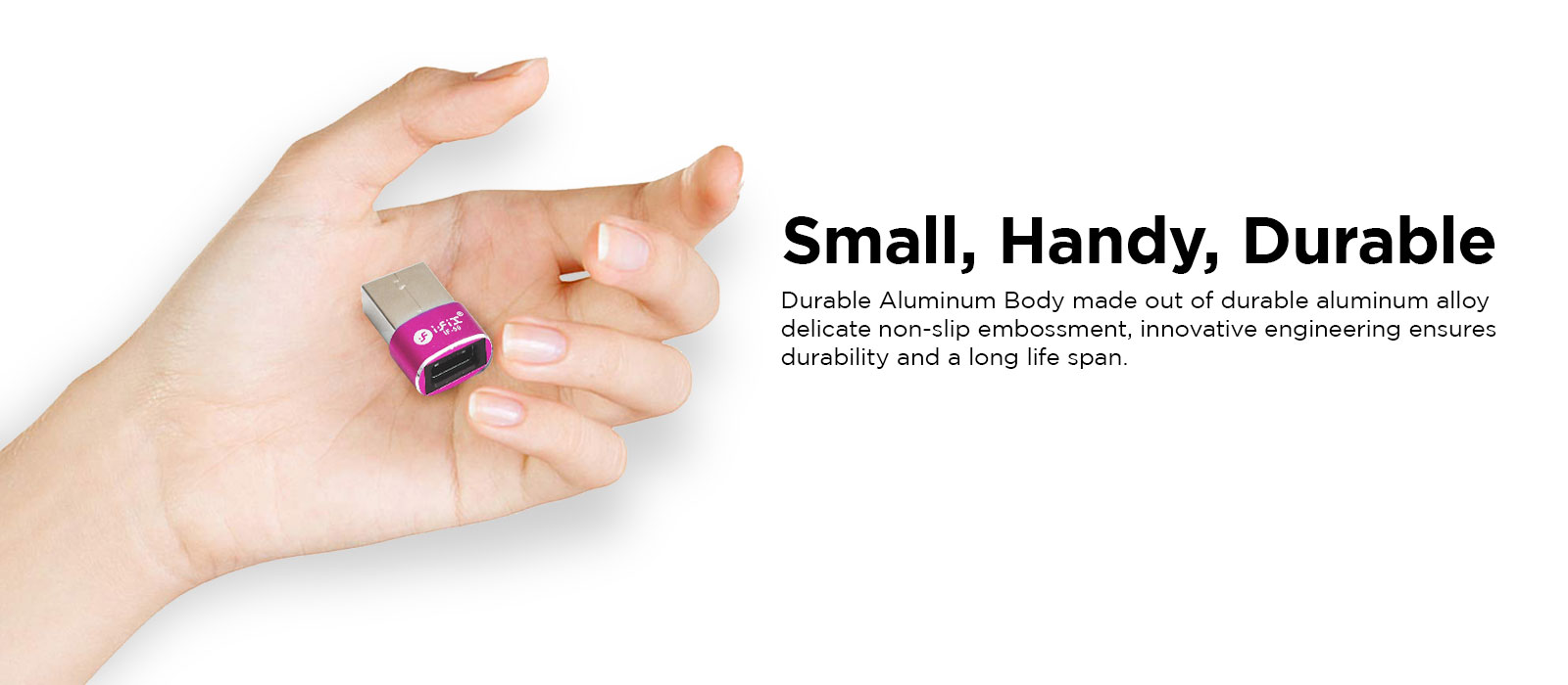 iFiX IF-50 Super fast Plug & Play  PD Connector (Pink)