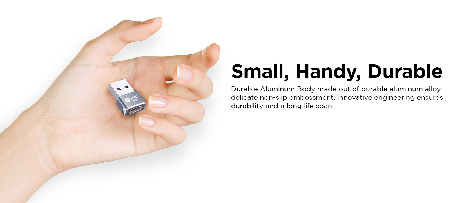 iFiX IF-50 Super fast Plug & Play  PD Connector (Silver)