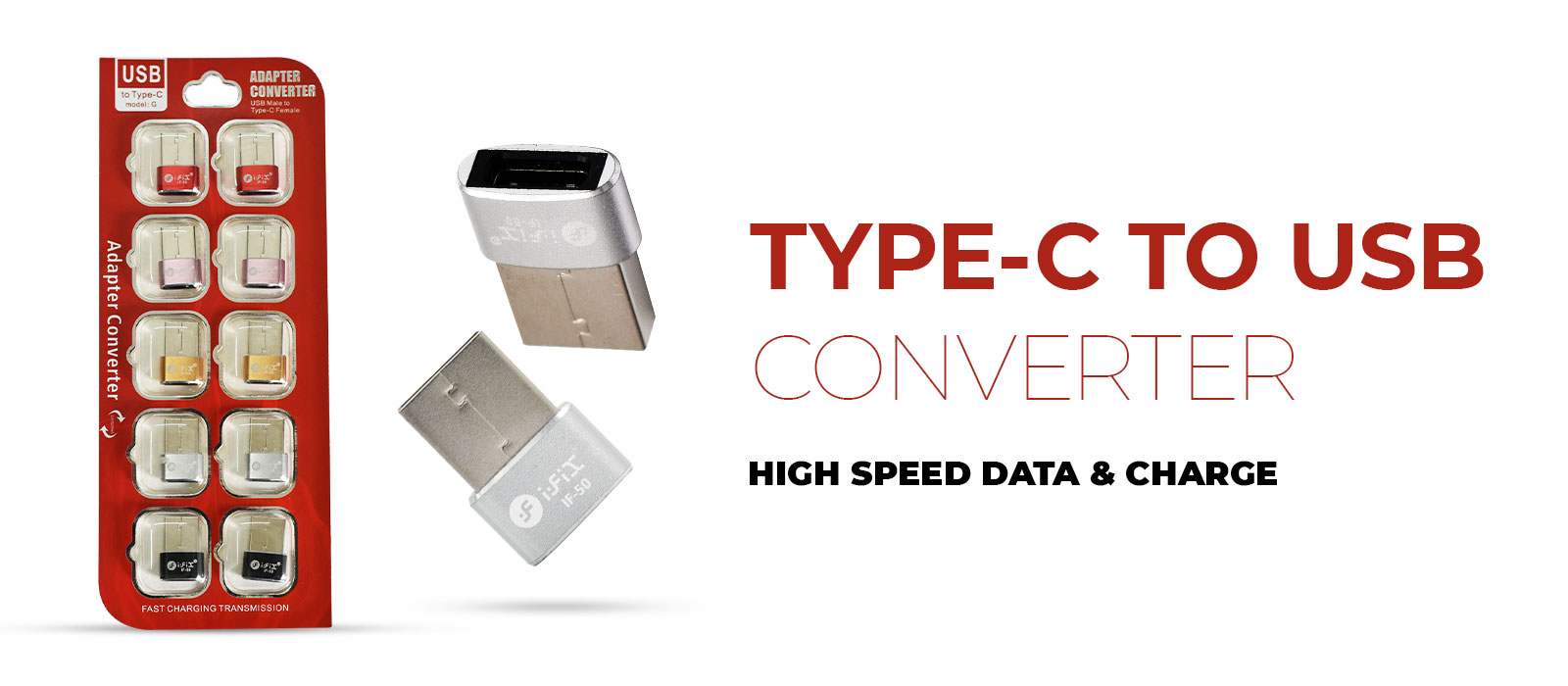 iFiX IF-50 Super fast Plug & Play  PD Connector (Silver)