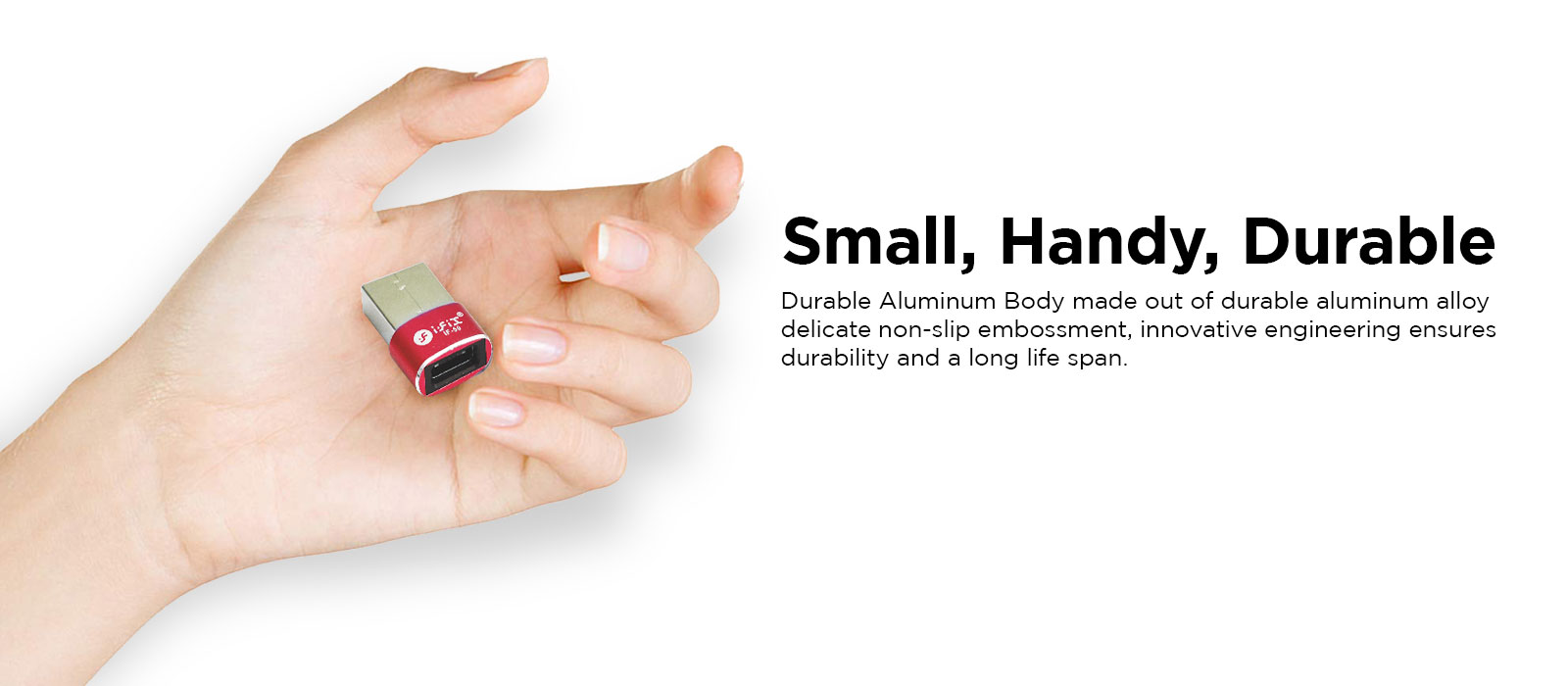 iFiX IF-50 Super fast Plug & Play  PD Connector (Red)