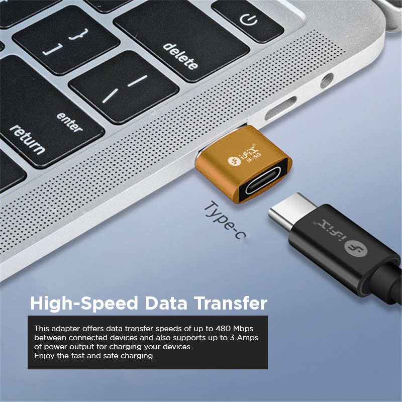 iFiX IF-50 Super fast Plug & Play  PD Connector (Gold)