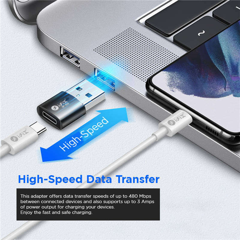 iFiX IF-50 Super fast Plug & Play PD Connector (Black)