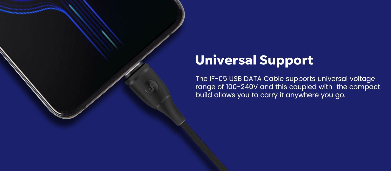 IF-05 Type-C 2.4A Fast Charging USB Data Cable