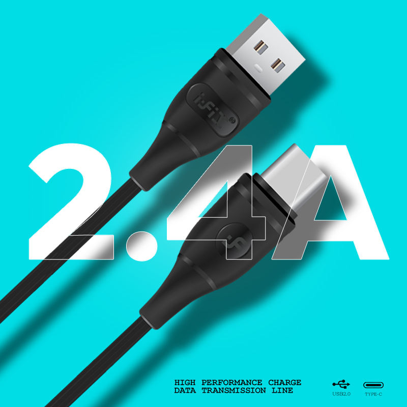 IF-05 Type-C 2.4A Fast Charging USB Data Cable