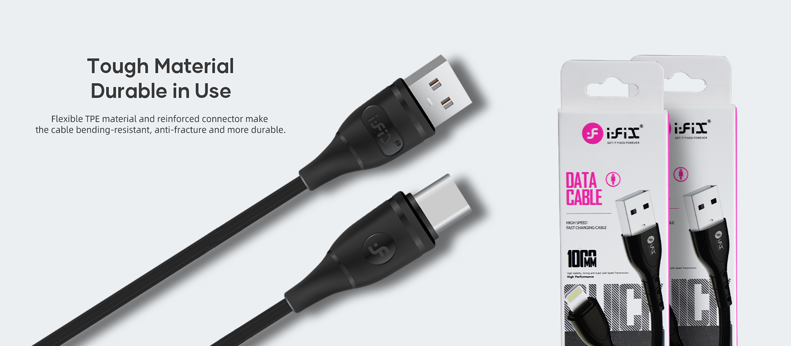 IF-05 Type-C 2.4A Fast Charging USB Data Cable