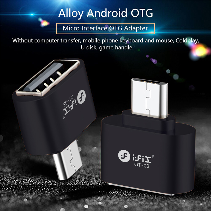 iFiX IF-03 Micro OTG Adapter  (Black)