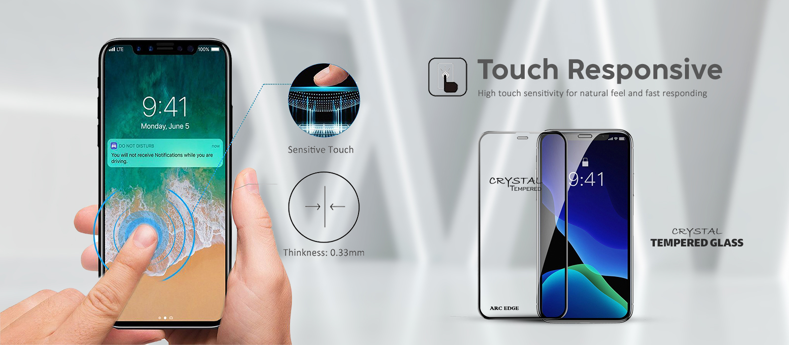 iFix Crystal 5D Tempered Glass for REDMI 10/10 PRIME /NOTE 10 5G/NOTE 10T 5G/11 4G(2021)/11SE