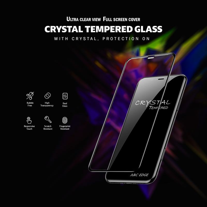 iFix Crystal 5D Tempered Glass for OPPO REALME C2/C2S/A1K