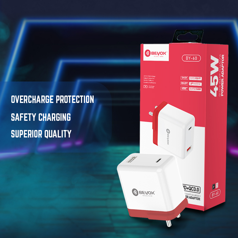 Beyox BY60 Quick Warp Charger 45W