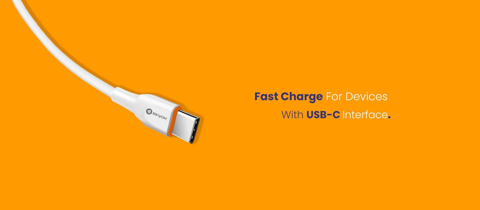 Beyox BX11 2.4A Fast Charging Data Cable (Type C)