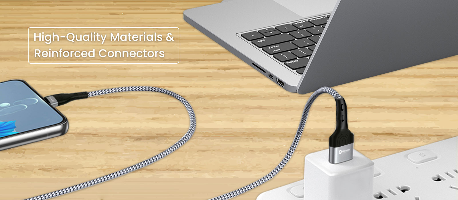 Beyox BX12 3.1A Fast Charging Data Cable (Type-C) | Nylon Braided