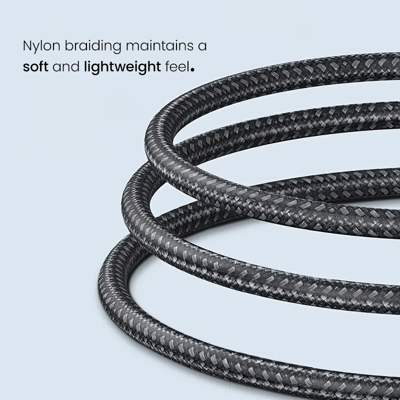 Beyox BX12 3.1A Fast Charging Data Cable (IP) | Nylon Braided
