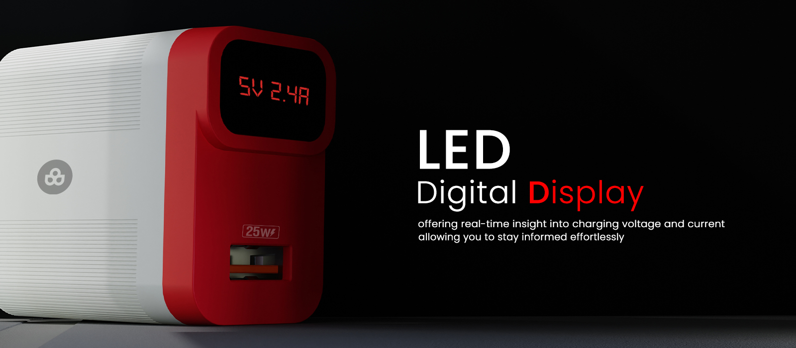 BEYOX BY05 (25W) Quick Charger with Digital Display