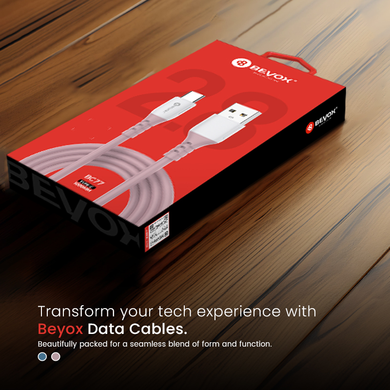 Beyox BC77 2.8A Fast Charging Data Cable (Type-C)