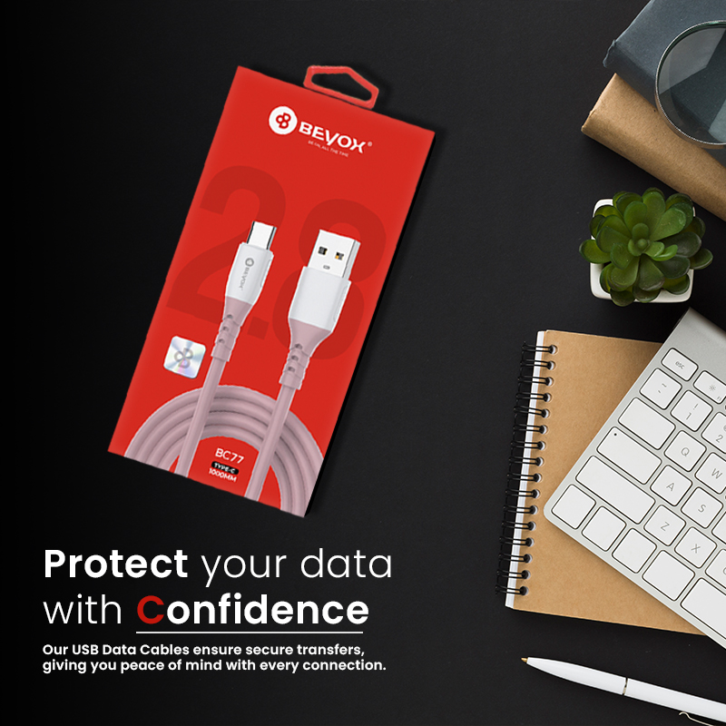 Beyox BC77 2.8A Fast Charging Data Cable (Type-C)