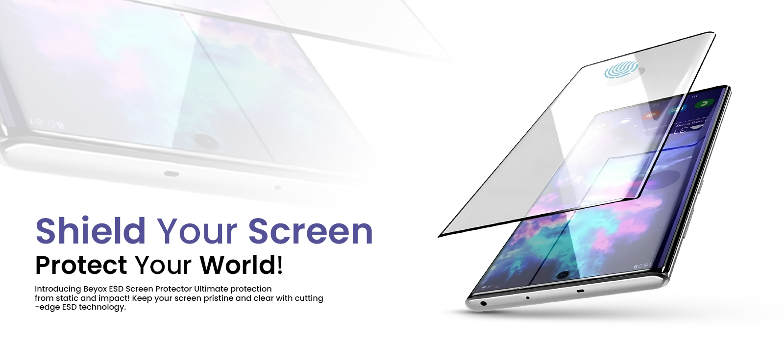 Beyox ESD Anti Static 5D Glass for Oppo A54s