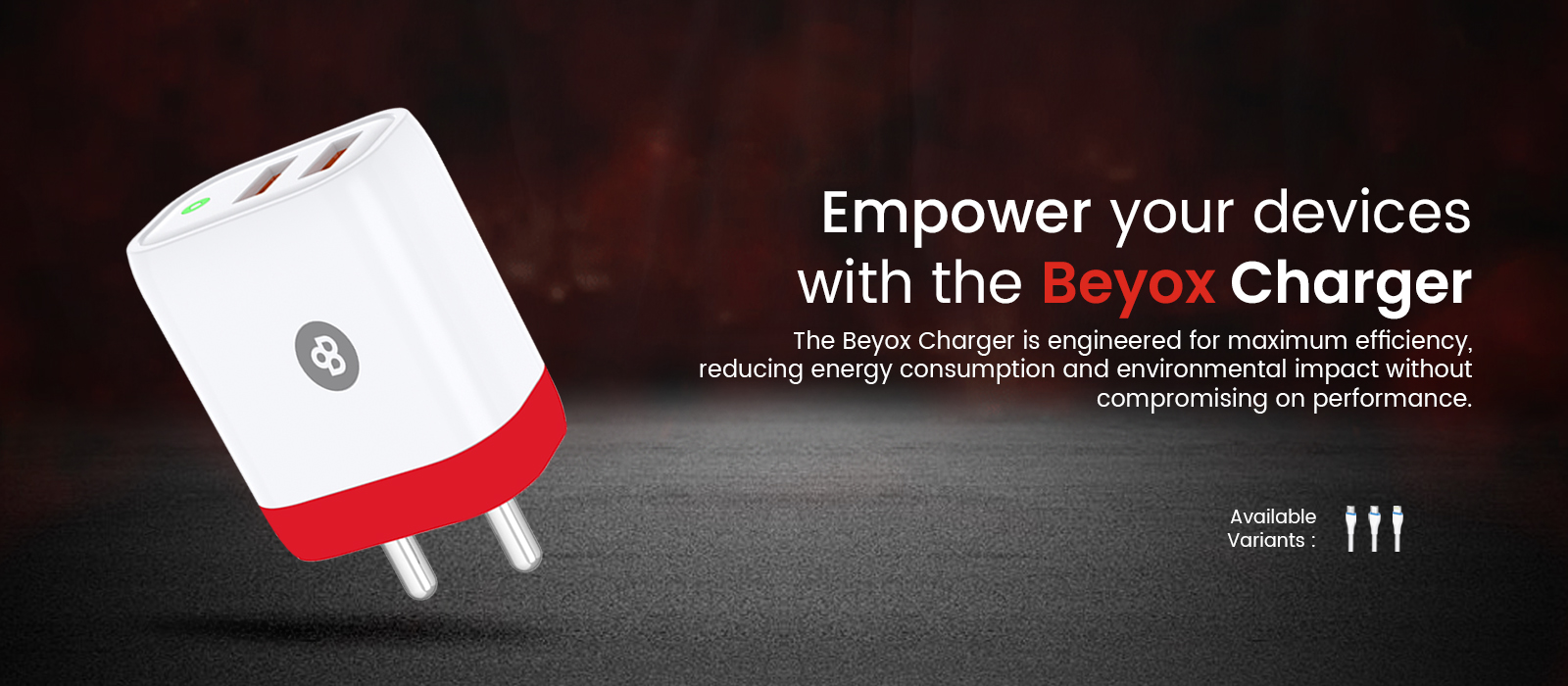 BEYOX BY40 Dual Port Fast Charger (Micro)