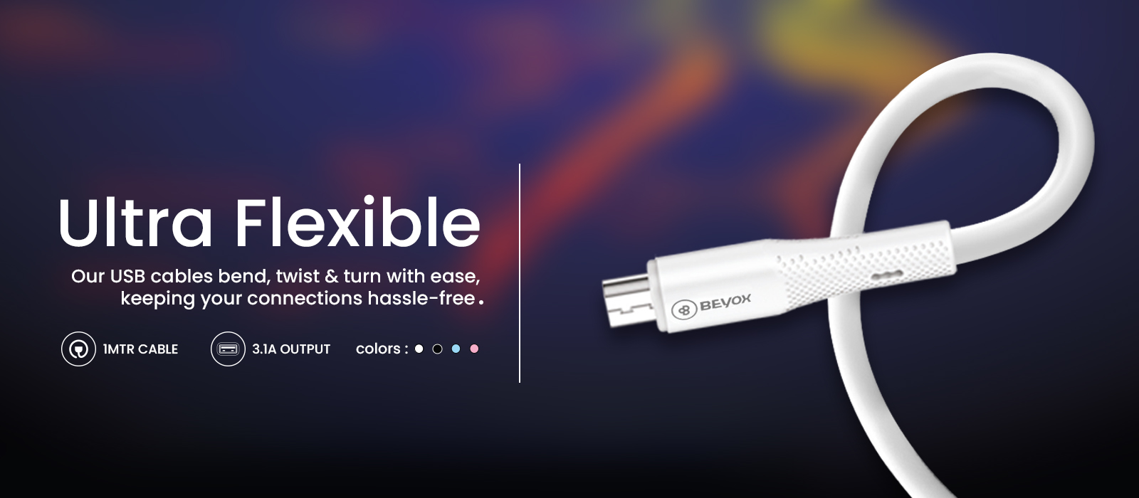 BC76 PU Silicone Data Cable(Type- C)