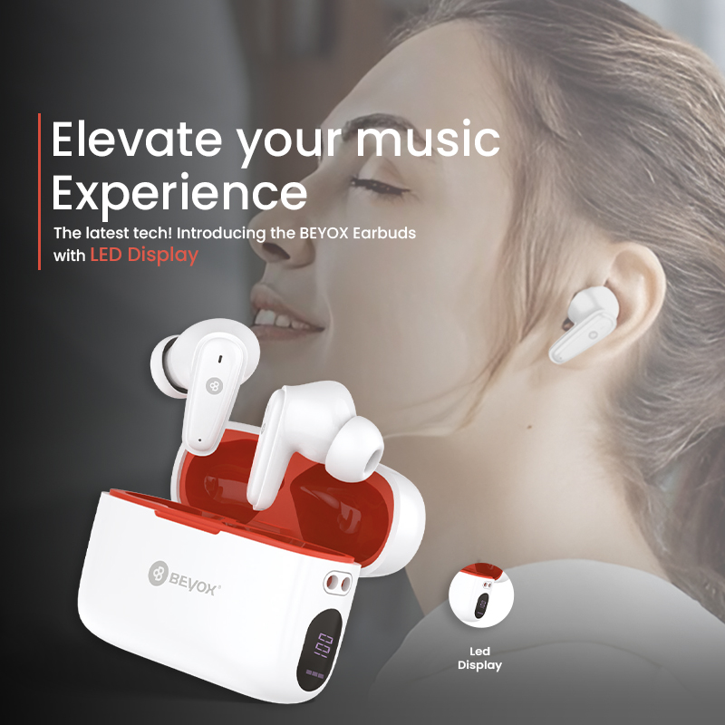 BEYOX BA121 TWS Bluetooth Earbuds