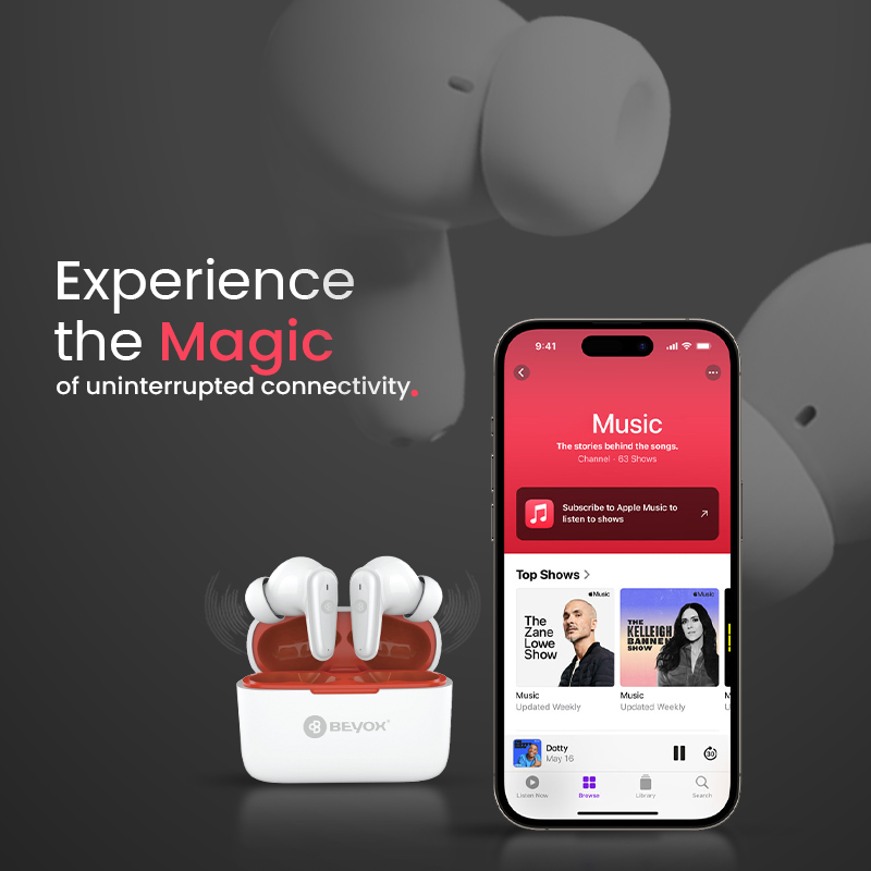 BEYOX BA121 TWS Bluetooth Earbuds