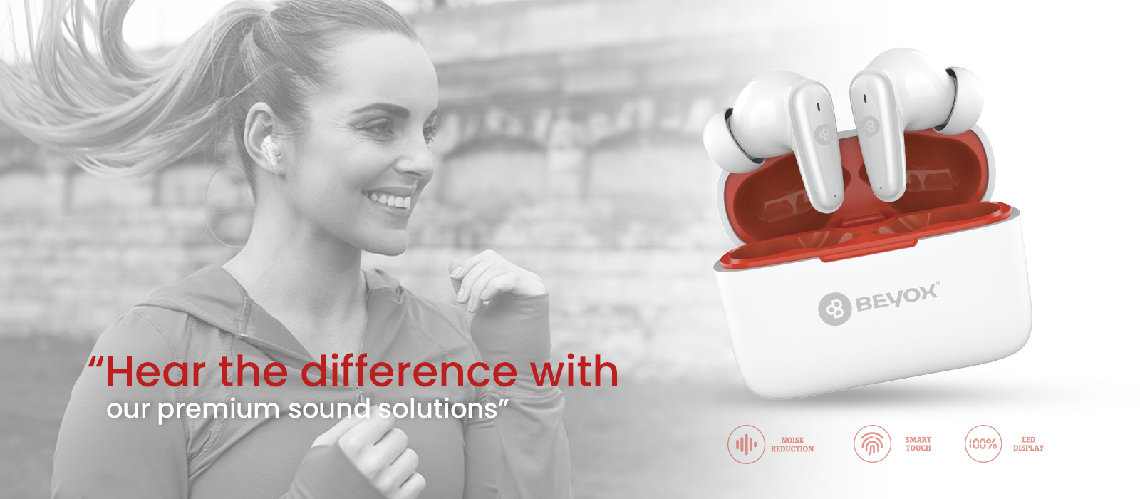 BEYOX BA121 TWS Bluetooth Earbuds