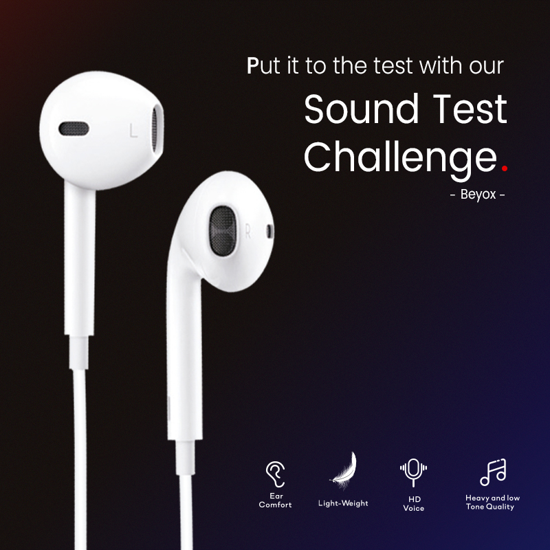 BEYOX BE102 Earphone (3.5MM)