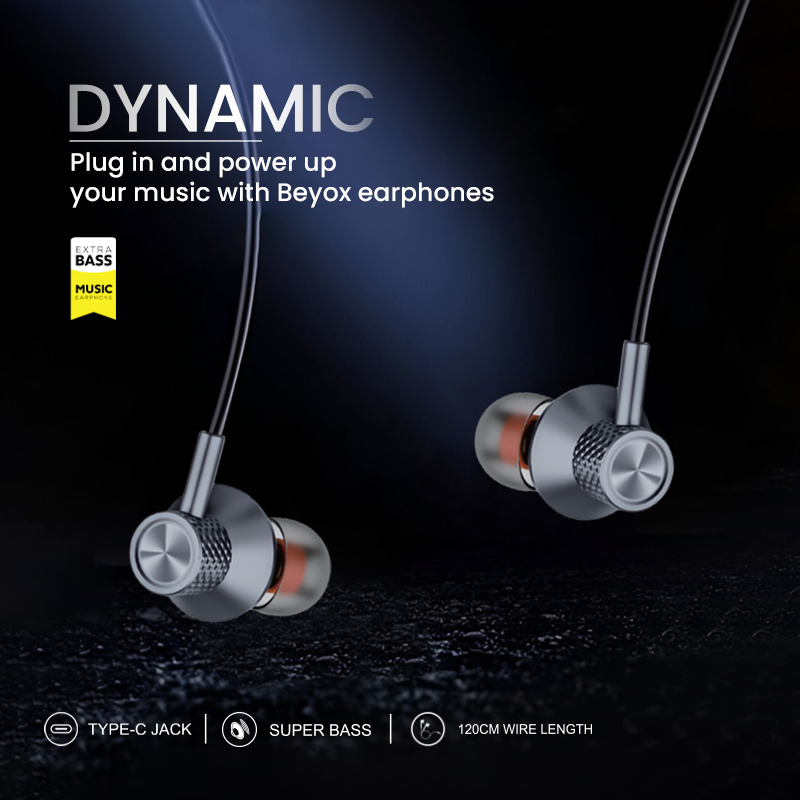 BEYOX BE133 STEREO Earphone Type-c