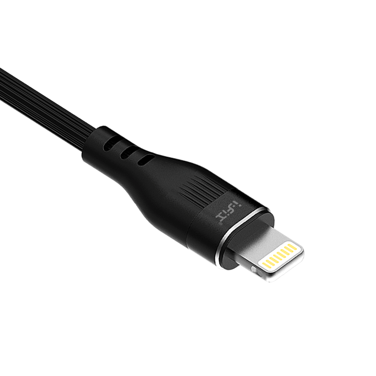 IF-01 Lightning  3.4A Fast Charging USB Data Cable (Black)