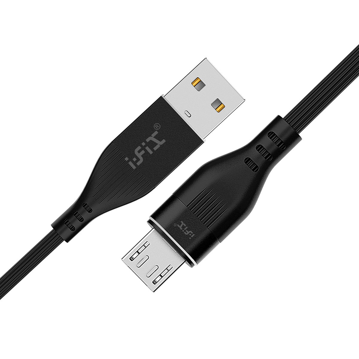 IF-01 Micro  3.4A Fast Charging USB Data Cable (Black)