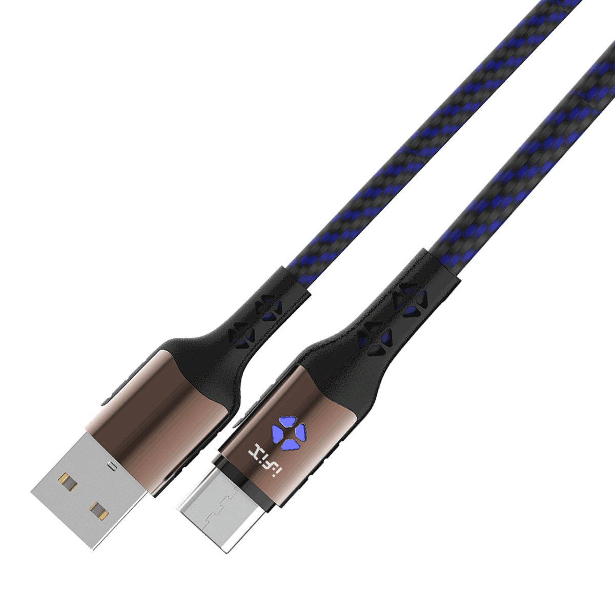 IF-10 Type-C  5A Fast Charging USB Data Cable (White & Black)