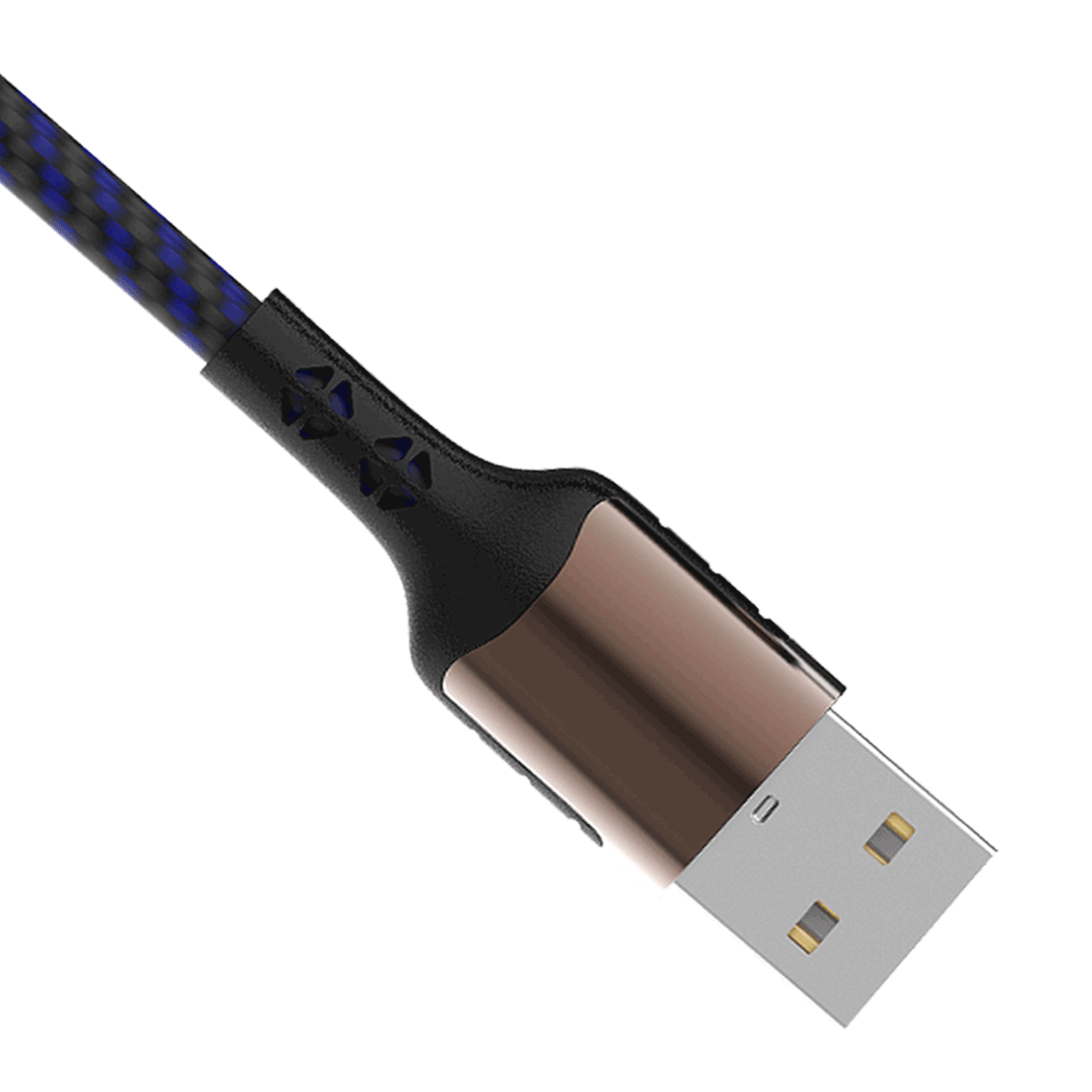 IF-10 Type-C  5A Fast Charging USB Data Cable (Blue & Black)