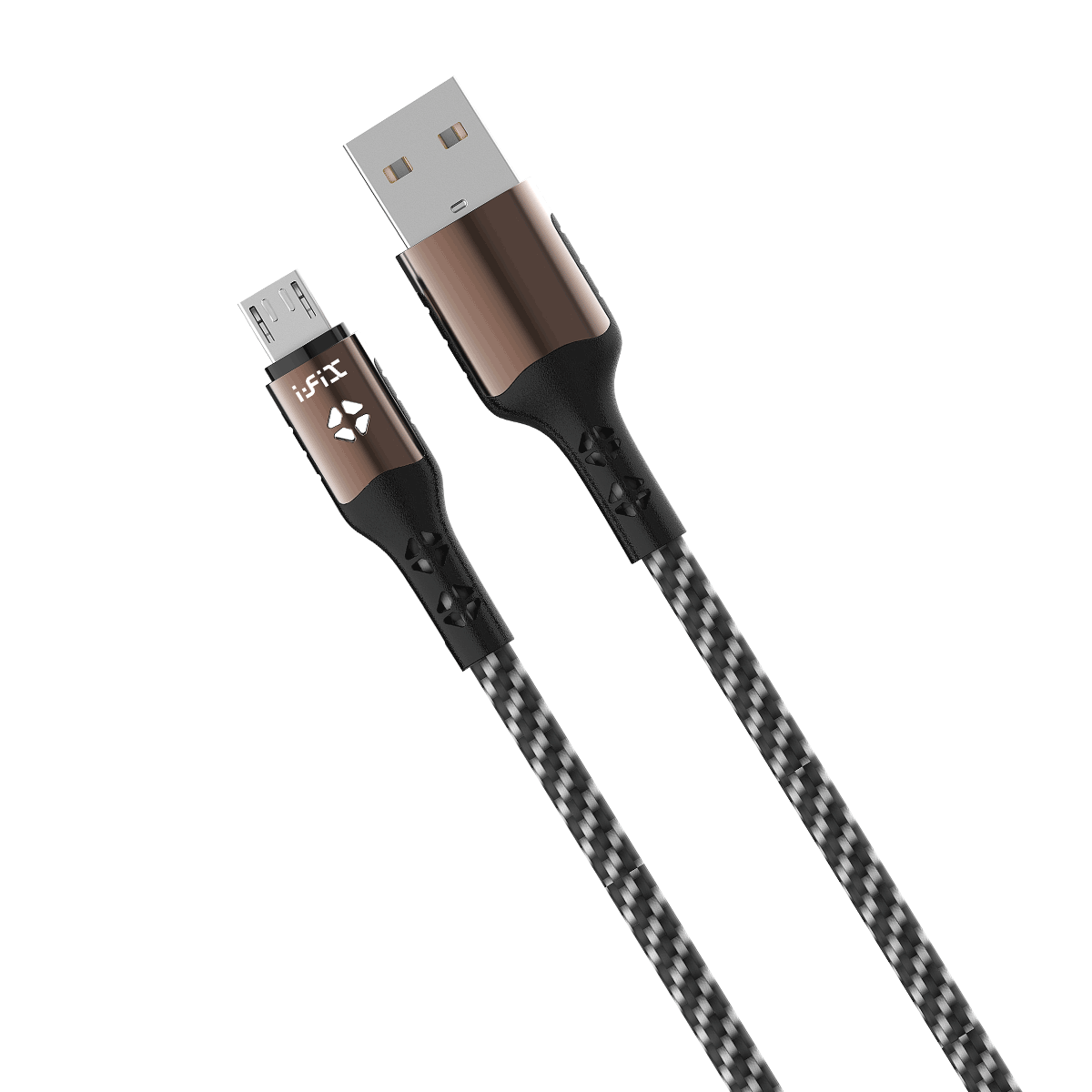 IF-10 Micro 5A Fast Charging USB Data Cable(White& Black)