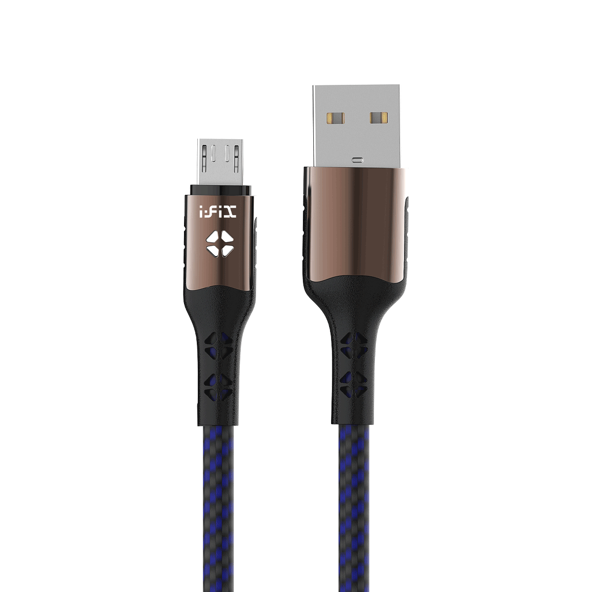IF-10 Micro 5A Fast Charging USB Data Cable(Brown & Black)