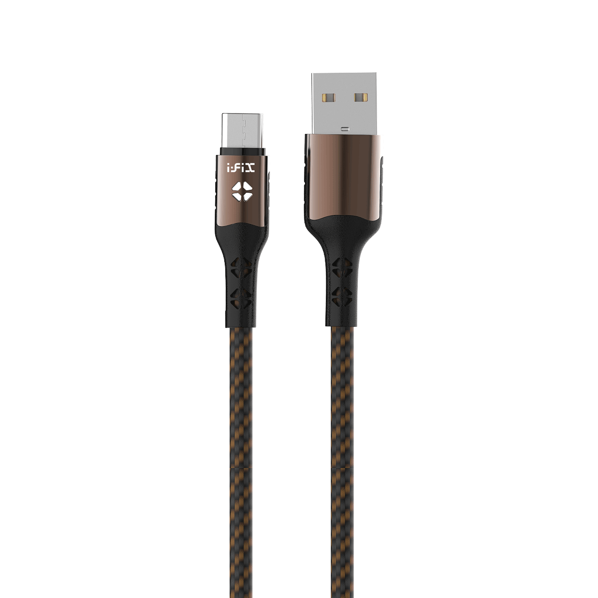 IF-10 Type-C  5A Fast Charging USB Data Cable ( Brown & Black)