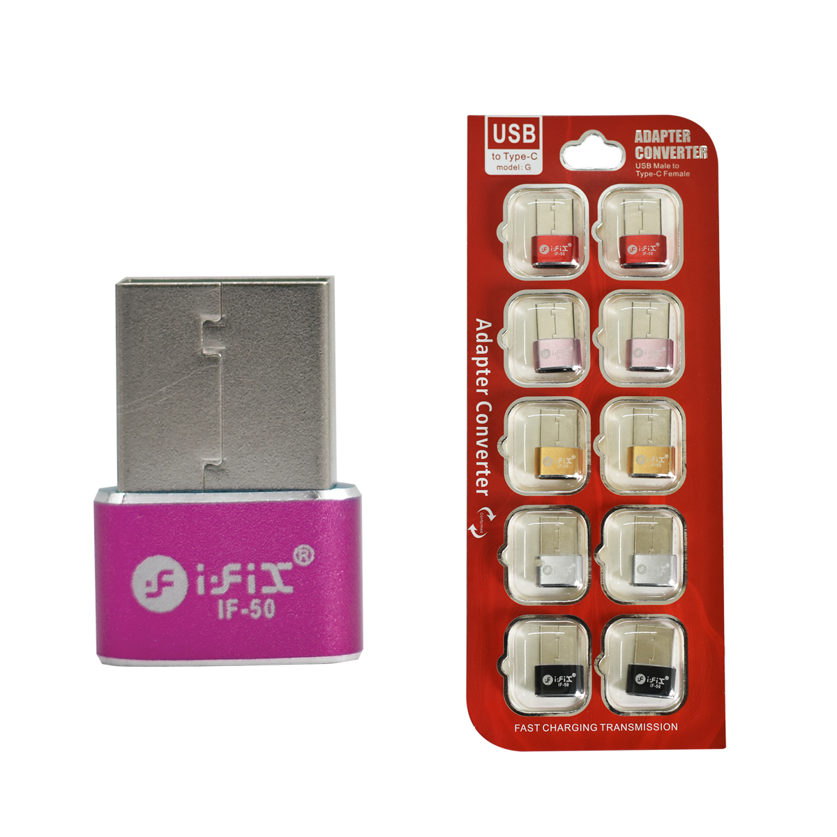 iFiX IF-50 Super fast Plug & Play  PD Connector (Pink)