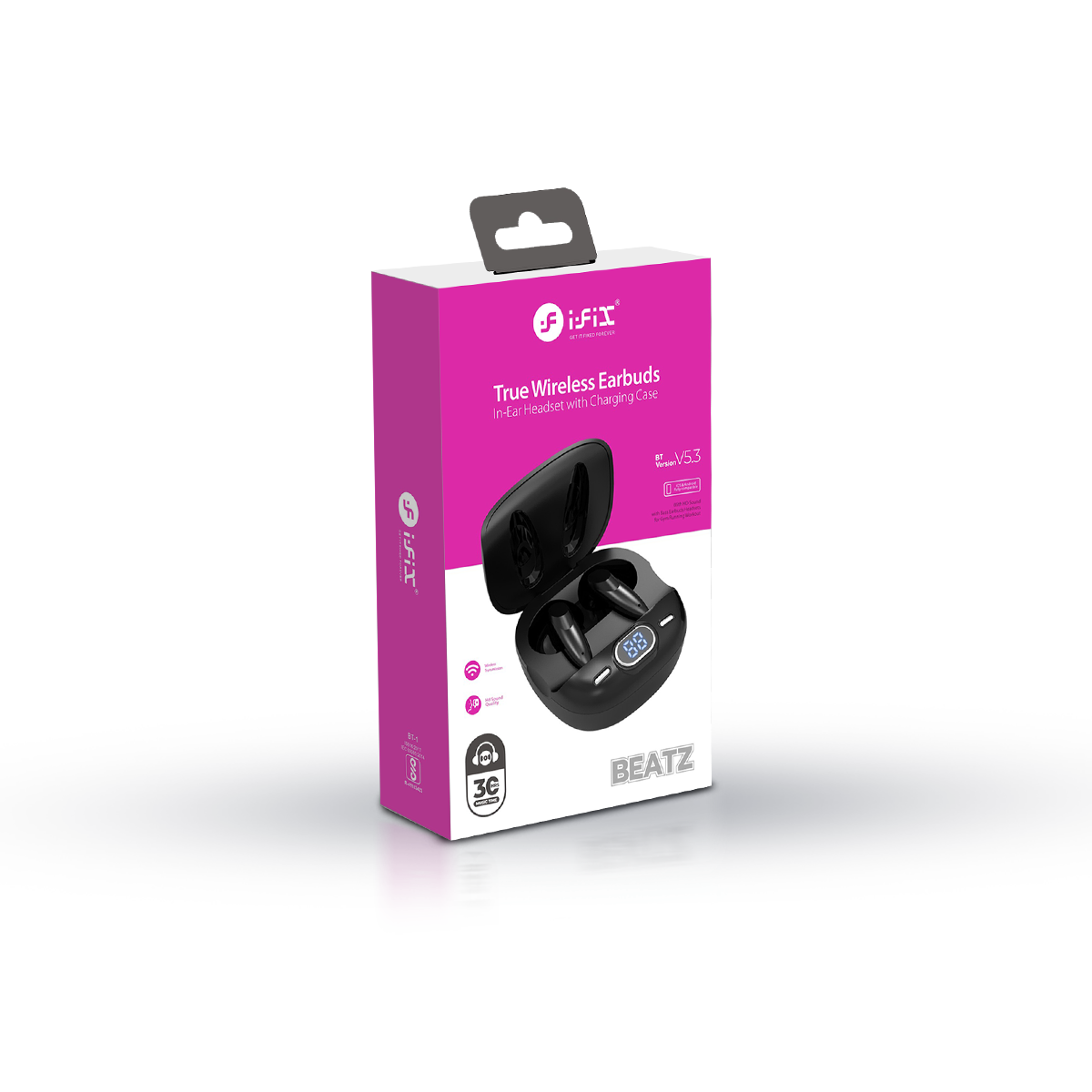 i-Fix IF-137 BEATZ TWS EARBUDS (White)