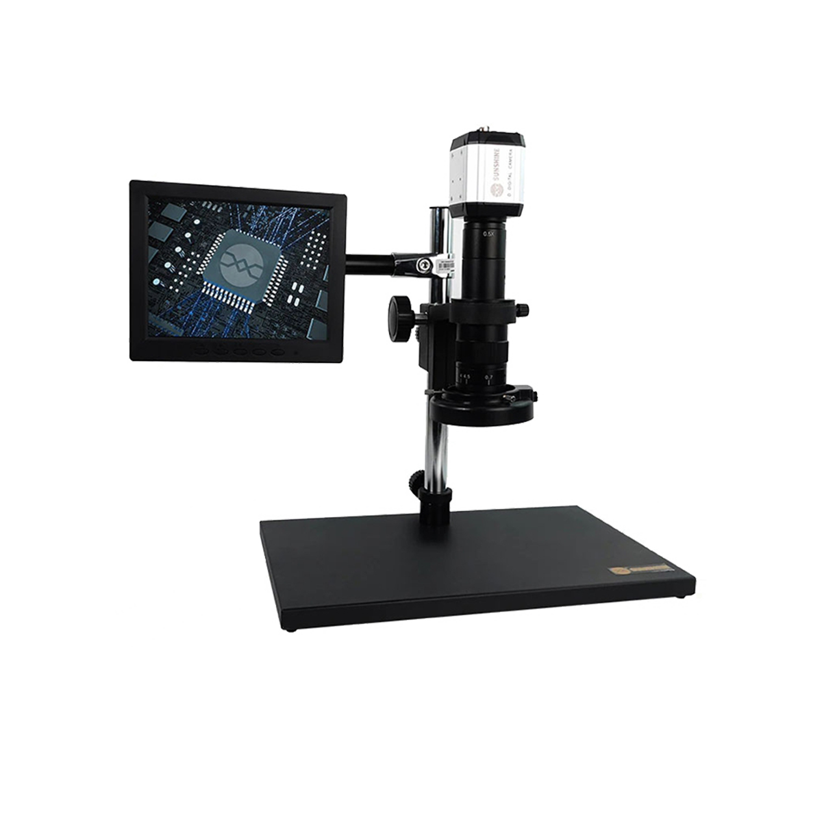 SUNSHINE MS8E-02 Digital Microscope For Electronic Soldering HD Digital Electron Microscope Camera USB LED PCB Board