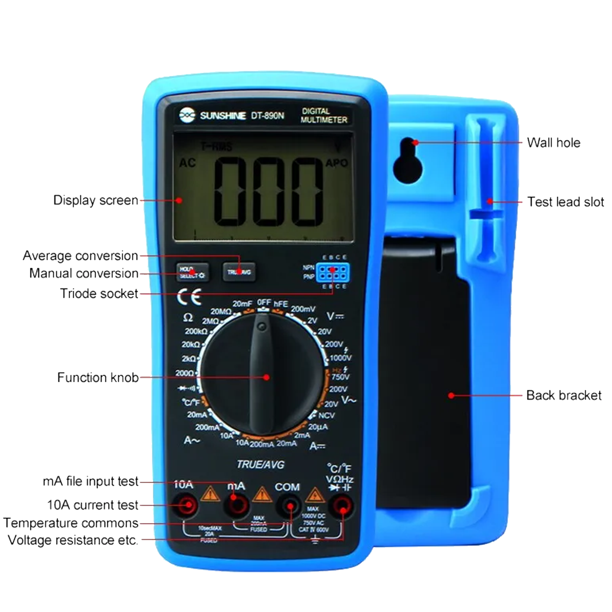 SUNSHINE DT-890N Digital Multimeter