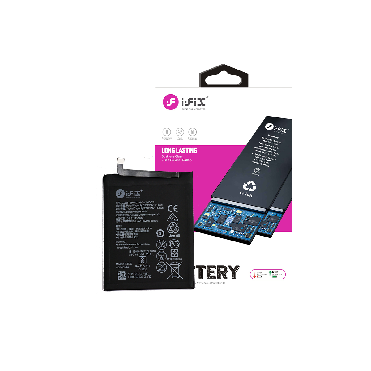 iFiX Battery for HUAWEI HONOR 7S/Y6-2019