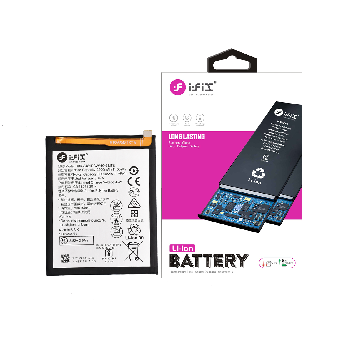 iFiX Battery for HUAWEI HONOR 9 LITE