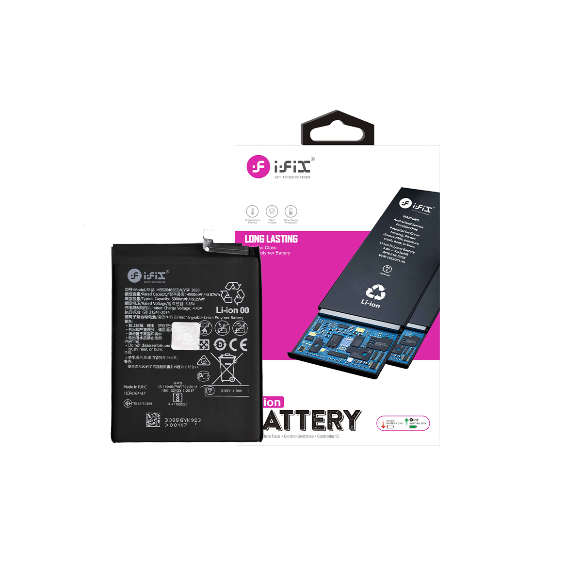 iFiX Battery for HUAWEI Y6 PRIME 2020