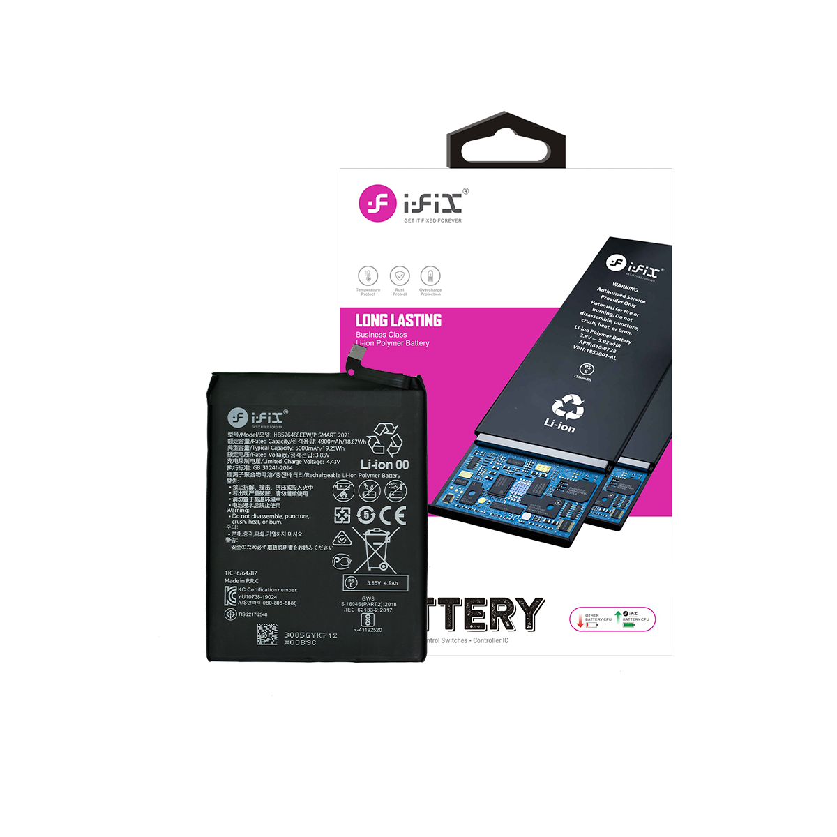 iFiX Battery for HUAWEI P SMART 2021