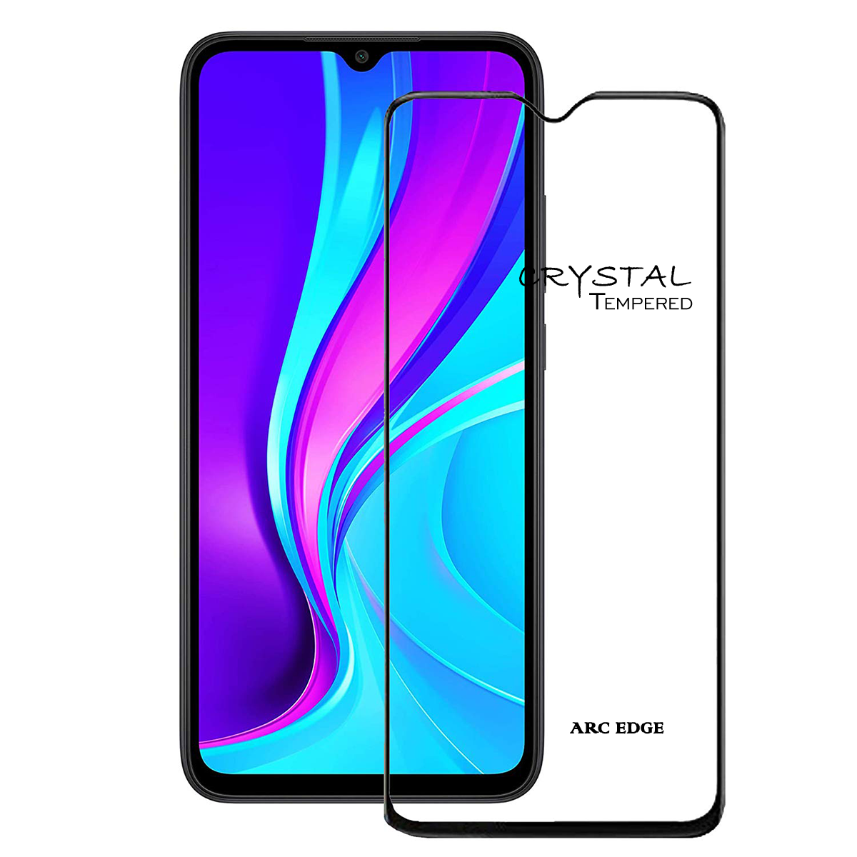 iFix Crystal 5D Tempered Glass for REDMI  9/9 PRIME/XIAOMI POCO M2