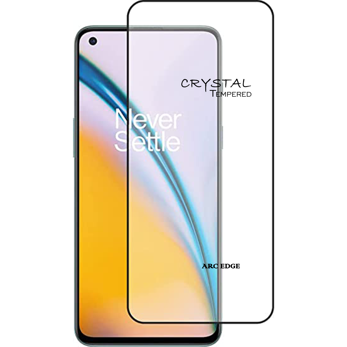 iFix Crystal 5D Tempered Glass for ONE PLUS NORD 2 LITE/1+NORD CE 2 LITE 5G/1+ACE RACING