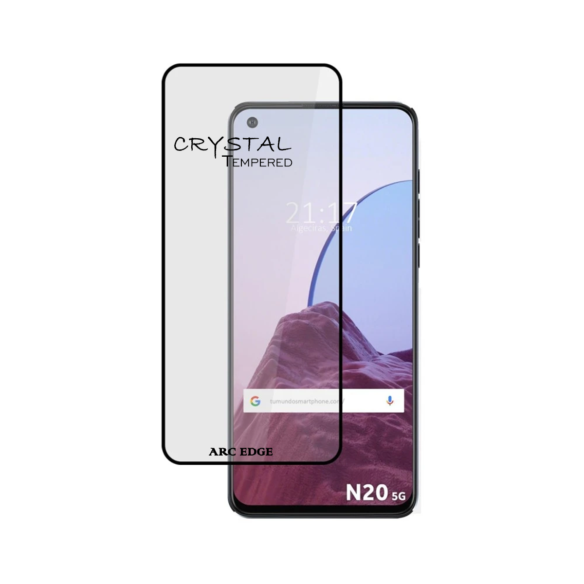 iFix Crystal 5D Tempered Glass for ONE PLUS NORD N20 SE/N300 5G