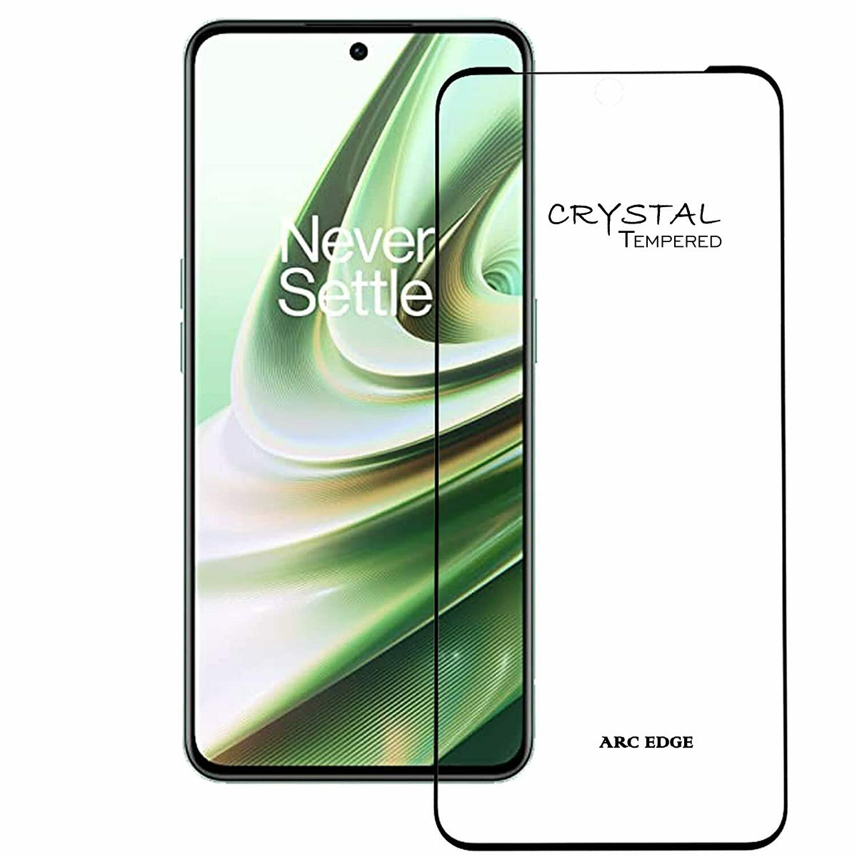 iFix Crystal 5D Tempered Glass for ONE PLUS 10R/1+ACE