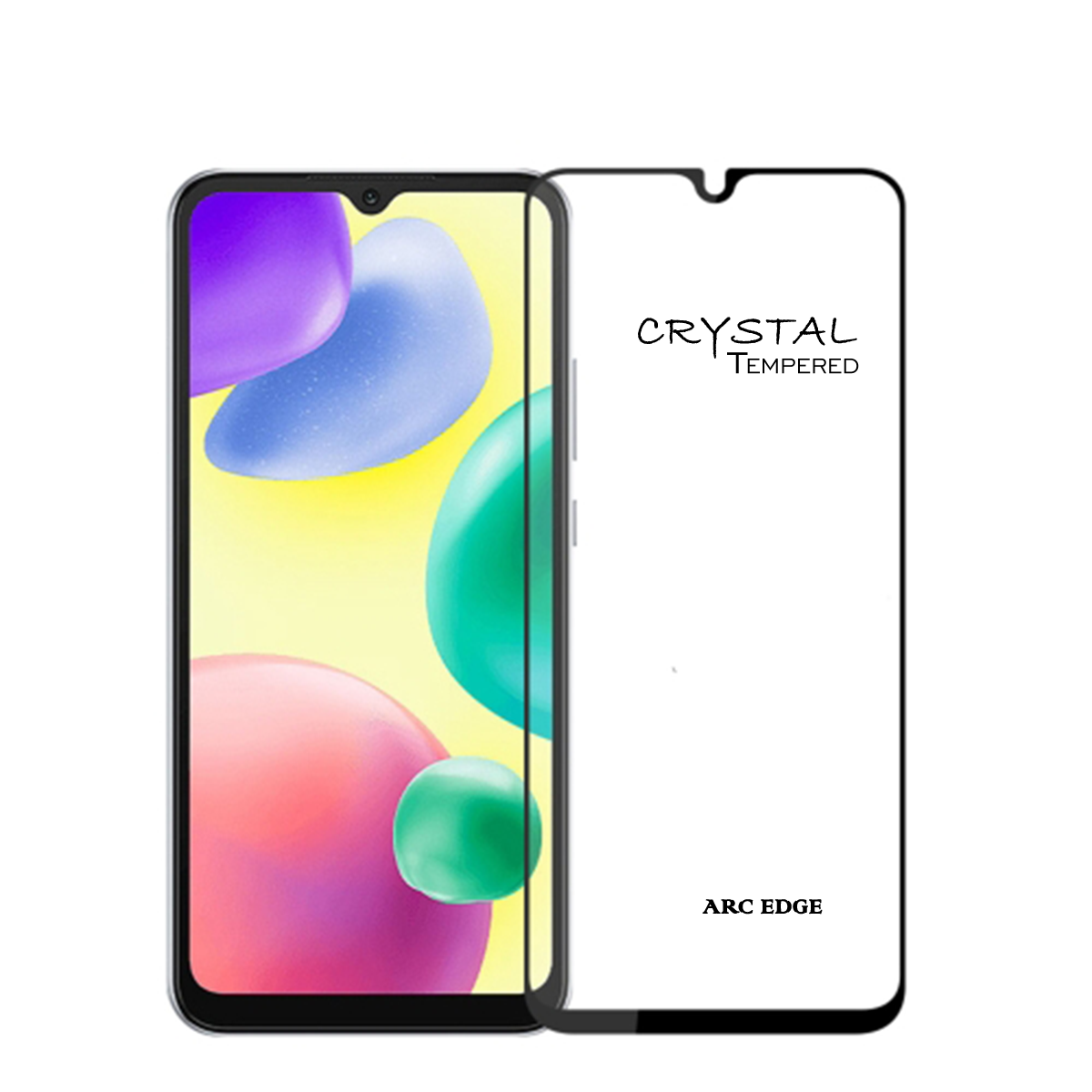 iFix Crystal 5D Tempered Glass for REDMI 10C/ 10 POWER/ POCO C40