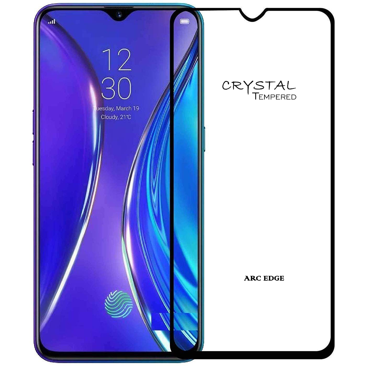 iFix Crystal 5D Tempered Glass for OPPO REALME XT
